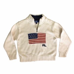 KID’s Polo by Ralph Lauren American Flag sweater